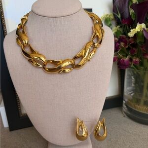 GIVENCHY Vintage Set! Necklace and Earrings